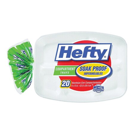 Hefty Compartment Foam Plate 03120